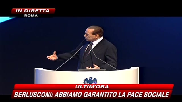 5- Assemblea Confcommercio, l'intervento di Berlusconi