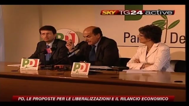 1- Bersani, conferenza stampa