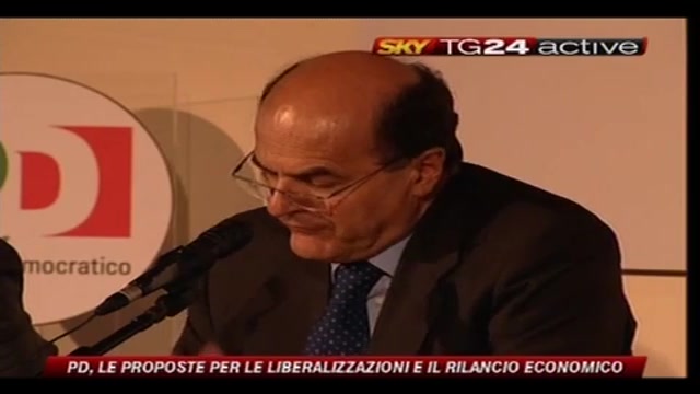 5- Bersani, conferenza stampa