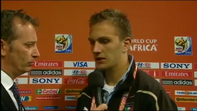 Mondiali, intervista a Criscito