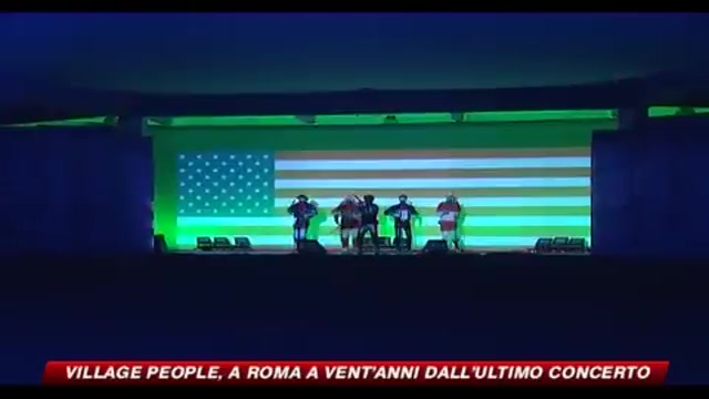 Village People, a Roma dopo vent'anni dall'ultimo concerto