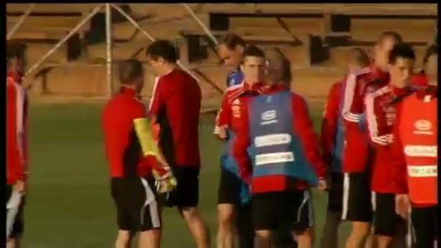 La Slovacchia si allena preparando il match contro l'Italia