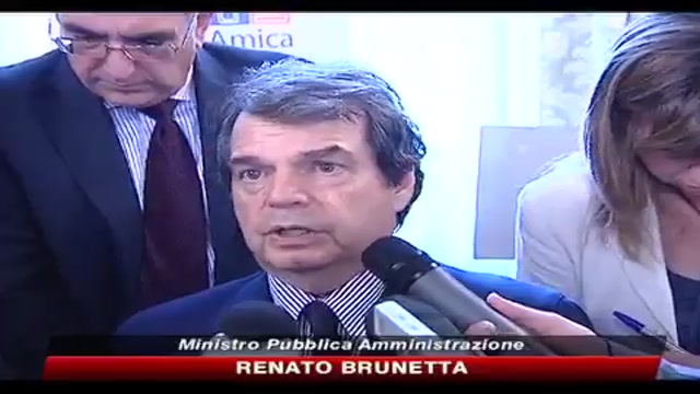 Sciopero, Brunetta: Secondo primi dati, adesioni dell'1,91%