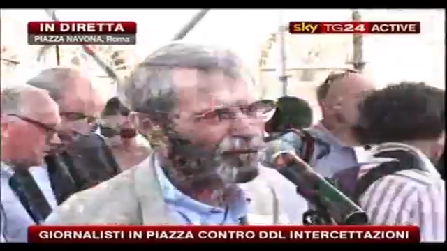 Manifestazione FNSI: intervento di Roberto Morrione