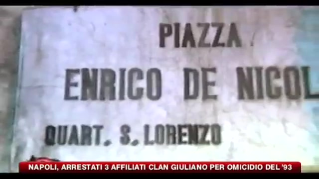 Napoli, arrestati 3 affiliati clan Giuliano per omicidio del '93