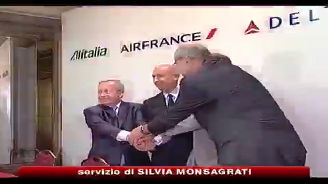 Alitalia, joint venture con Air France-Klm e Delta Airlines