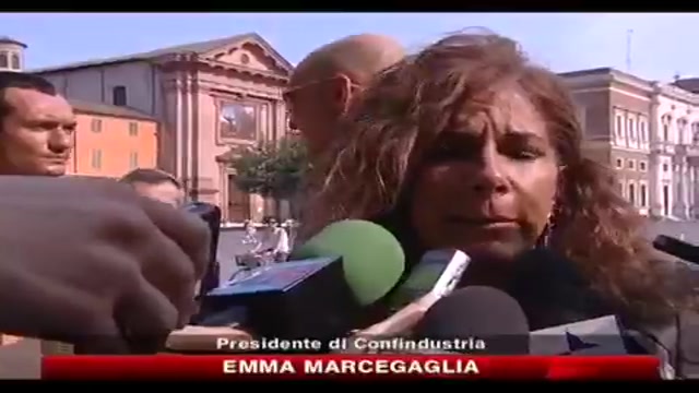 Manovra, intervento Emma Marcegaglia