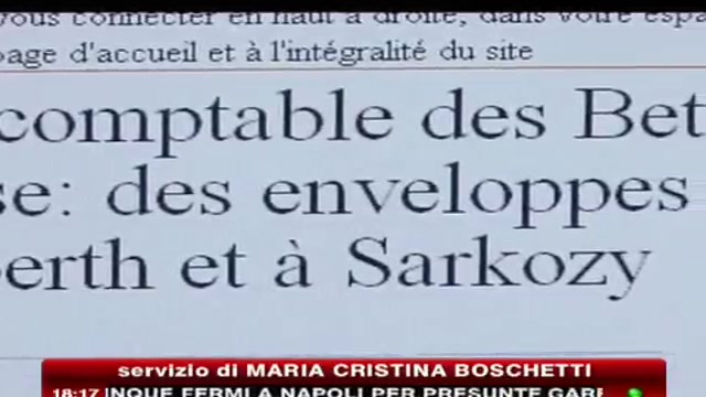 Francia, Sarkozy sotto tiro per fondi neri