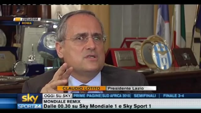 Lazio, mercato: parla Claudio Lotito