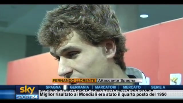 Mondiali: Fernando Llorente, attaccante Spagna