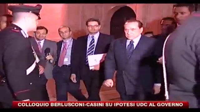 Colloquio Berlusconi-Casini su ipotesi UDC al governo