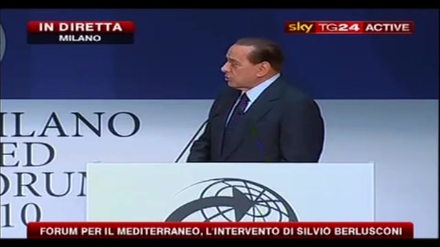 Silvio Berlusconi al forum Economico e Finanziario per il Mediterraneo/2
