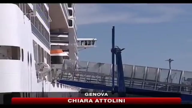 Genova, si stacca scaletta della nave muore turista spagnola