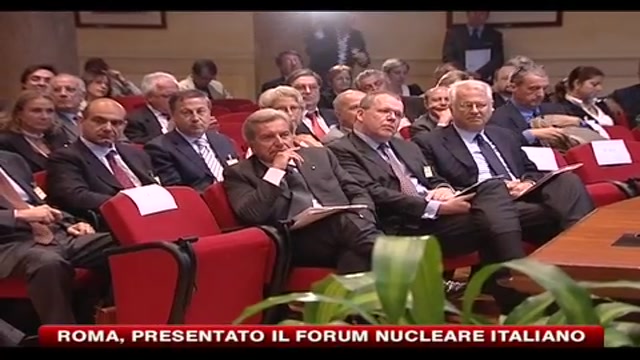 Roma, presentato il forum nucleare italiano