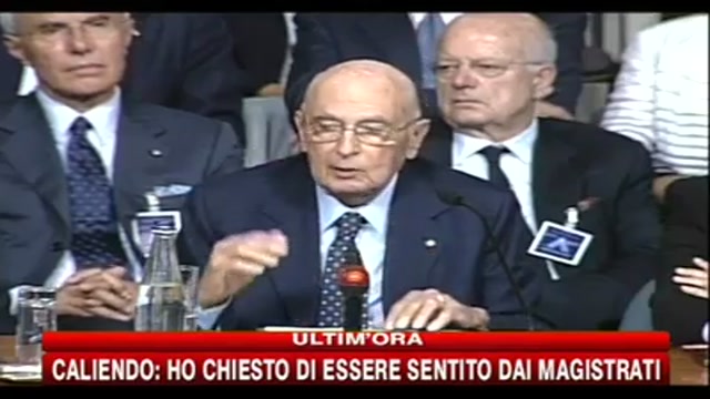 Farnesina, Napolitano: no a tagli che mortifichino strutture portanti dello Stato