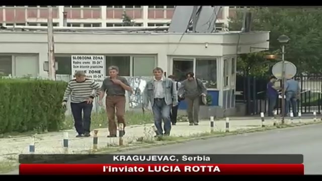 Sky TG24 nel quartiere operaio di Kragujevac