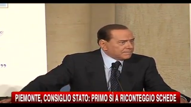 Berlusconi, mi auguro non si voglia ribaltare la scelta dei cittadini piemontesi