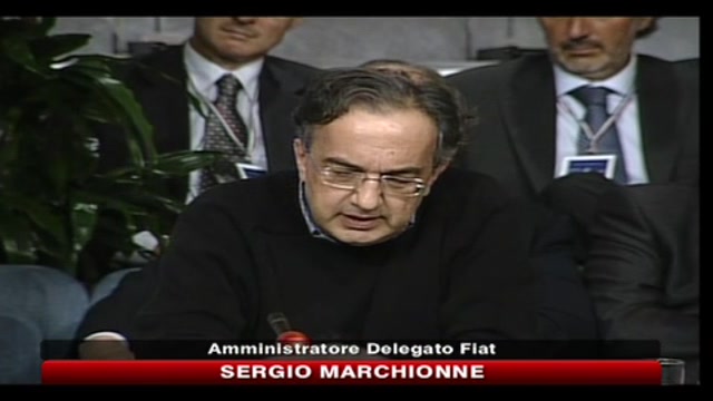 Fiat, intervento Marchionne