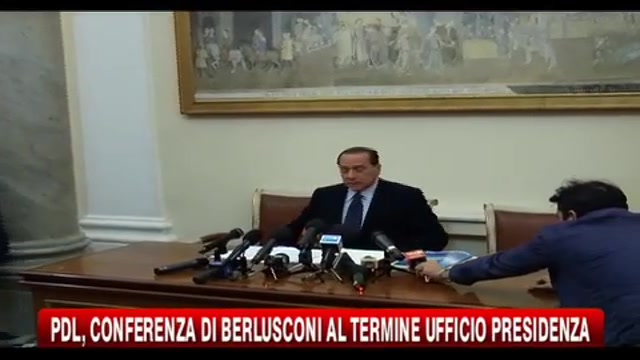 Berlusconi: Fini incompatibile con il Pdl