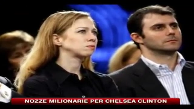 Nozze milionarie per Chelsea Clinton