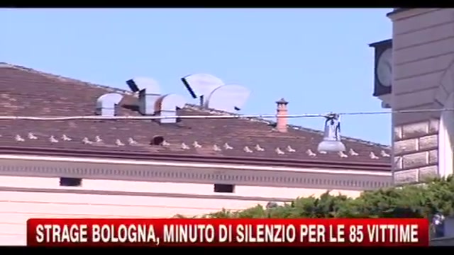 Strage Bologna, minuto di silenzio per le 85 vittime