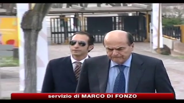Pier Luigi Bersani: l'obiettivo è liberarsi di Berlusconi