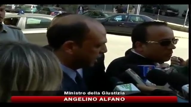 Alfano, da Bersani parole di violenza inaudita