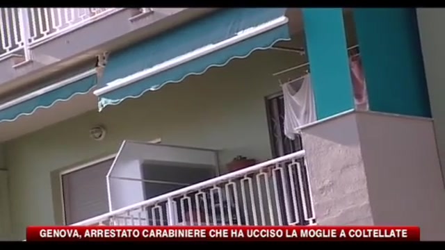 Genova, arrestato carabiniere che ha ucciso la moglie a coltellate