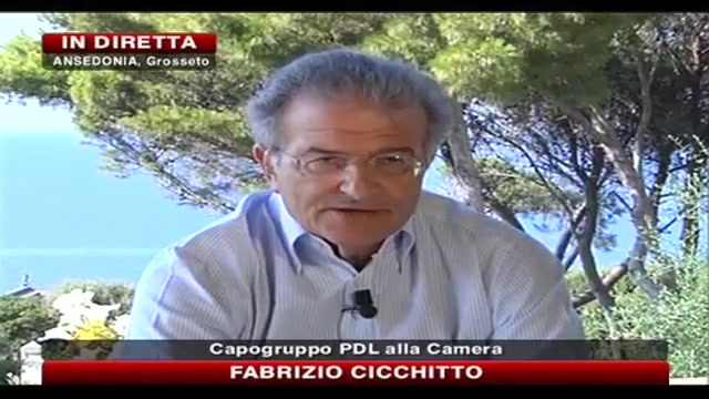 Fabrizio Cicchitto a Sky TG24: la maggioranza non è divisa