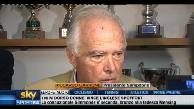 Sampdoria, Garrone e le previsioni di Cassano