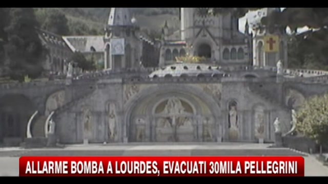 Allarme bomba a Lourdes, evacuati 30mila pellegrini