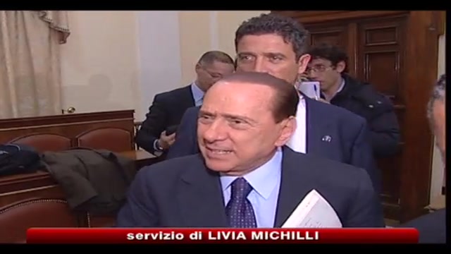 Berlusconi riunisce vertici Pdl per verifica con i finiani