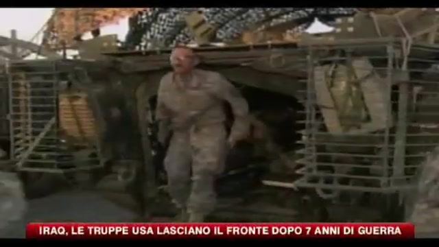 Iraq, le truppe lasciano il fronte dopo 7 anni di guerra
