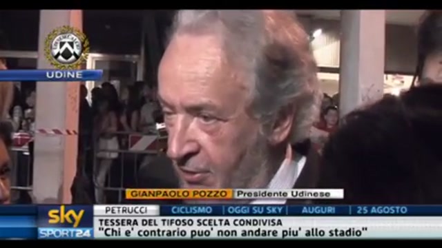 Intervista a Gianpaolo Pozzo, presidente Udinese