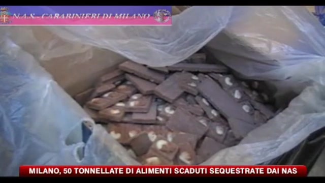 Milano, 50 tonnellate di alimenti dcaduti sequestrate dai NAS