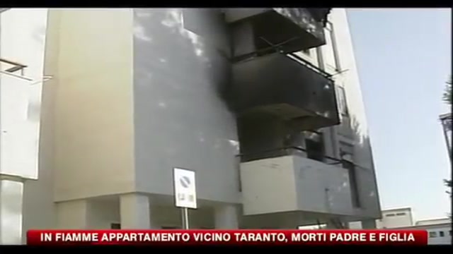 In fiamme appartamento vicino Taranto, morti padre e figlia