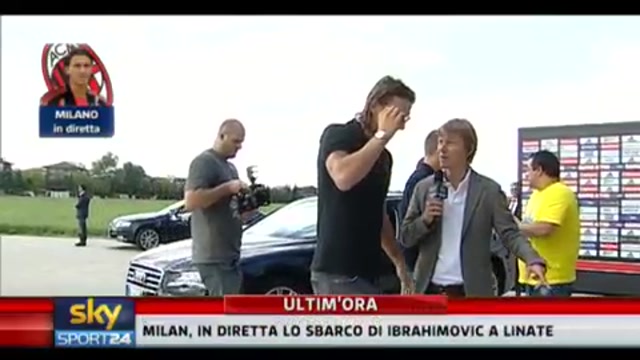 Ibrahimovic a Milano: voglio vincere tutto
