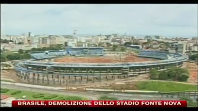 Brasile, demolizione dello stadio Fonte Nova