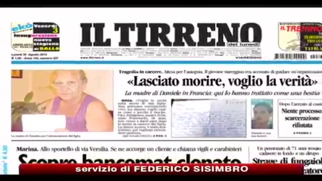 Nizza, italiano morto in carcere: rinviata a domani l'autopsia