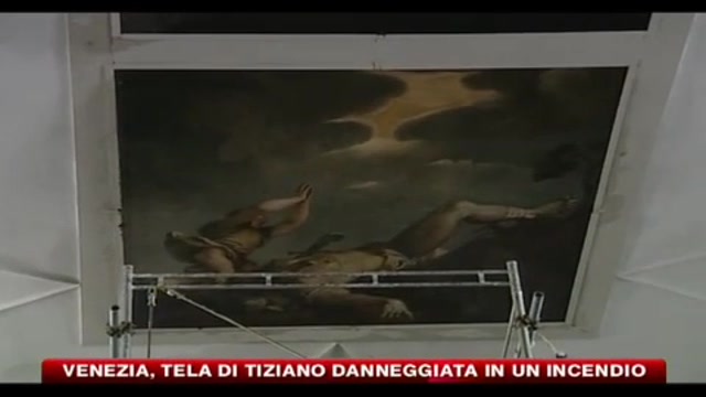 Venezia, tela di Tiziano danneggiata in un incendio