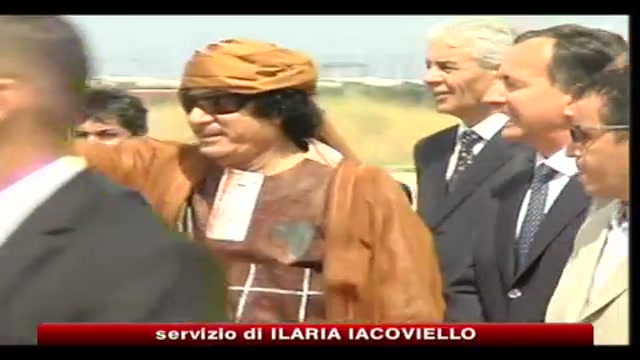 Mondo politico diviso su visita Gheddafi in Italia
