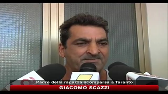 Parla Giacomo Scazzi, padre della ragazza scomparsa a Taranto