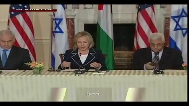 Medio Oriente, conferenza stampa di Hillary Clinton