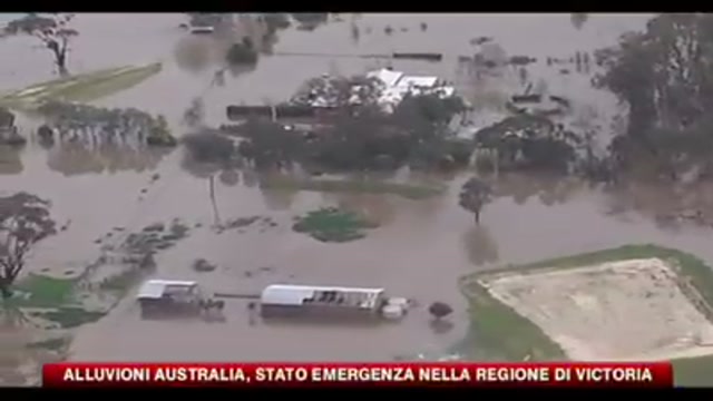 Alluvioni Australia, stato di emergenza nella regione di Victoria