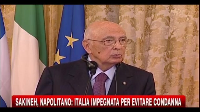 Sakineh, Napolitano: Italia impegnata per evitare condanna