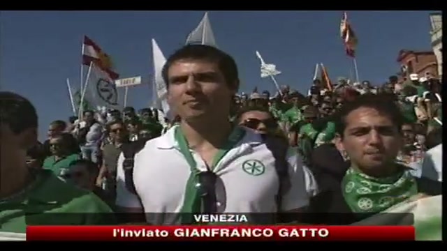Lega Nord, a Venezia il popolo padano in festa