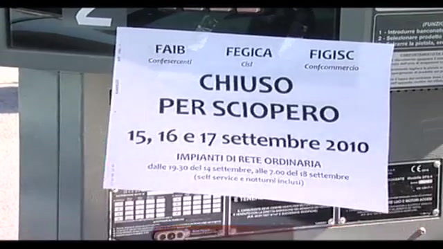 Sciopero benzinai, incontro a Palazzo Chigi con le sigle sindacali