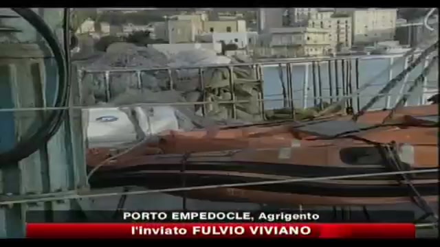 Italia-Libia, motonave a Porto Empedcle per esami Ris