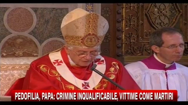 Pedofilia, Papa: crimine inqualificabile, vittime come martiri