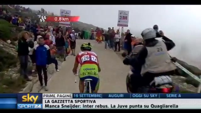 Ciclismo, Vincenzo Nibali alla Vuelta